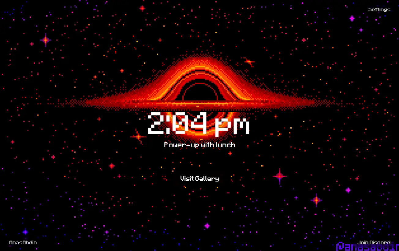 8bitdash – 复古像素风的在线屏保