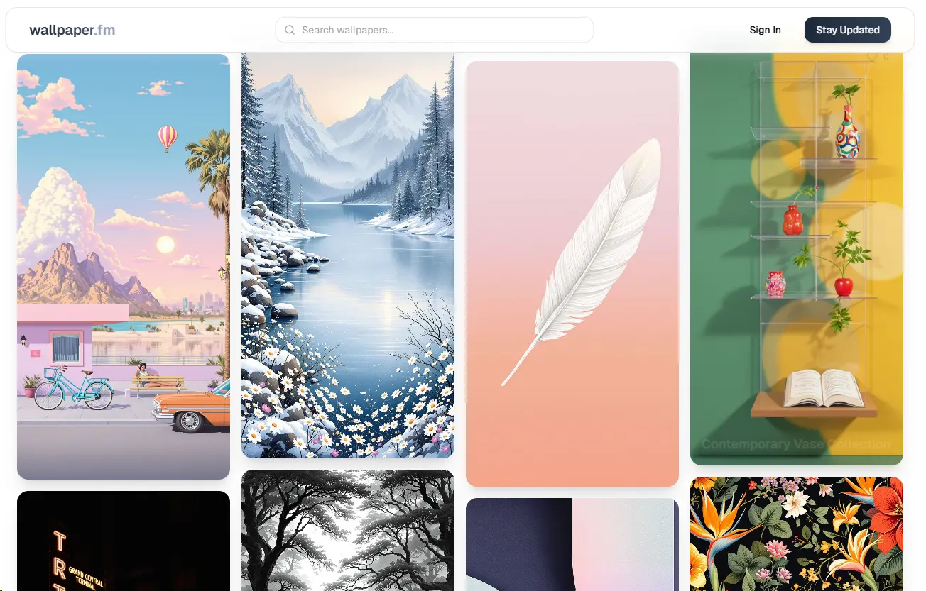 Wallpaper.fm,AI 生成高清手机壁纸